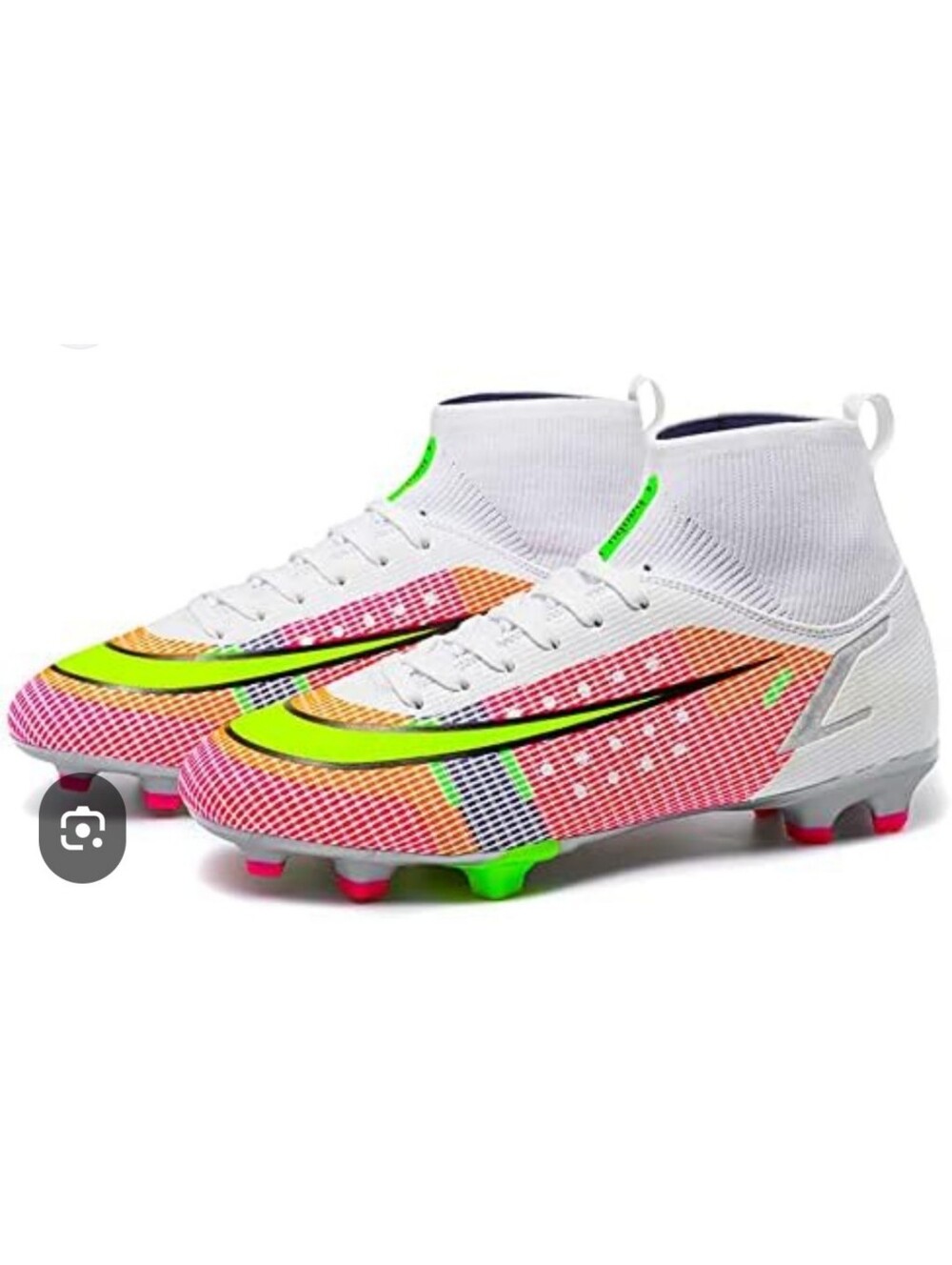 Baobu Men's High Top Soccer Cleats